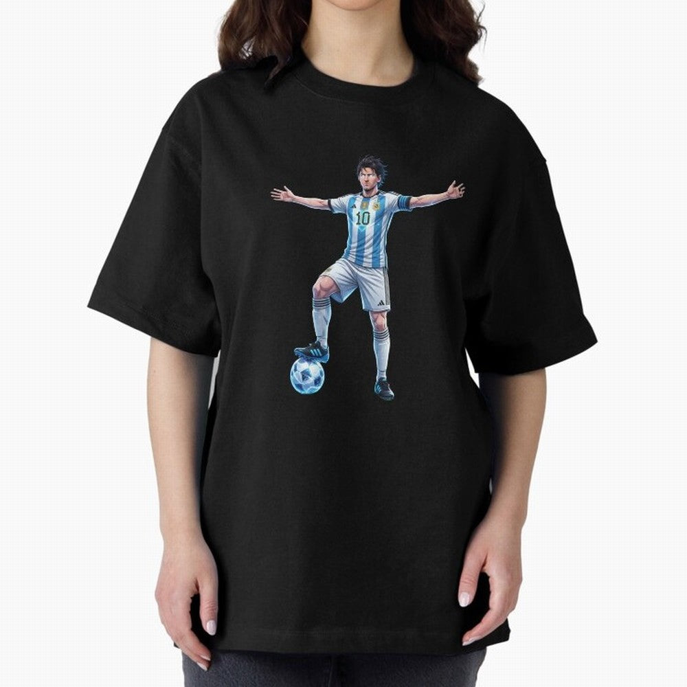 The GOAT | Anime style Classic T-Shirt Experience FIFA World Cup 2026 Group Stage Spirit, Made for Argentina and Brazil, Cristiano Ronaldo, Haaland and CR7, Football History, Final Match Energy, Crowd Noise and Once in a Lifetime Moments; Perfect