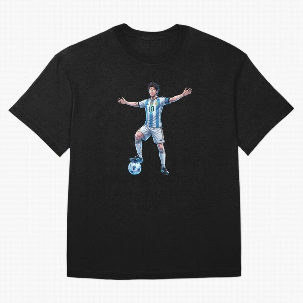 The GOAT | Anime style Classic T-Shirt Experience FIFA World Cup 2026 Group Stage Spirit, Made for Argentina and Brazil, Cristiano Ronaldo, Haaland and CR7, Football History, Final Match Energy, Crowd Noise and Once in a Lifetime Moments; Perfect