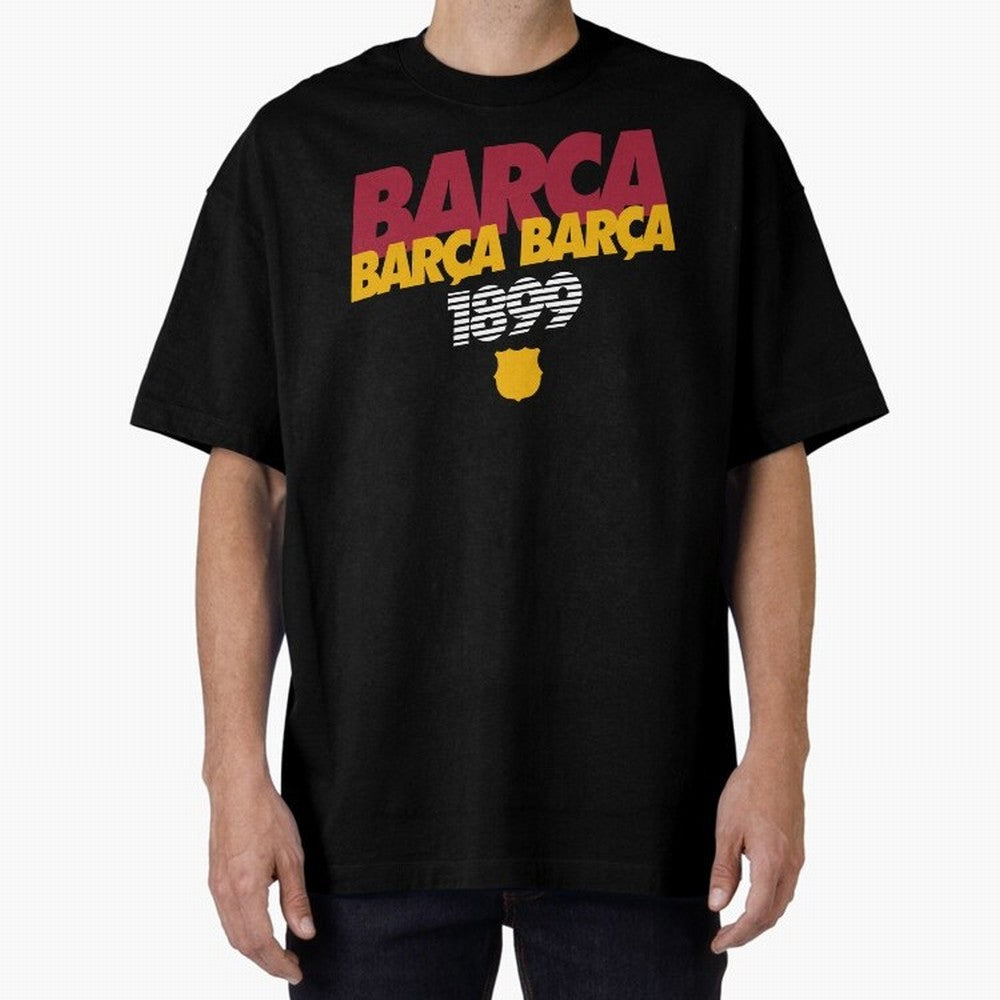 Barca Barca Barca Classic T-Shirt Relive Match Day Hype around FIFA World Cup 2026 USA Canada Mexico, Mbappe, Brazil, Stadium Chants, National Pride, Trophy Dreams and Unforgettable Football Memories; Created for Match Day Parties, Soccer Gifts,