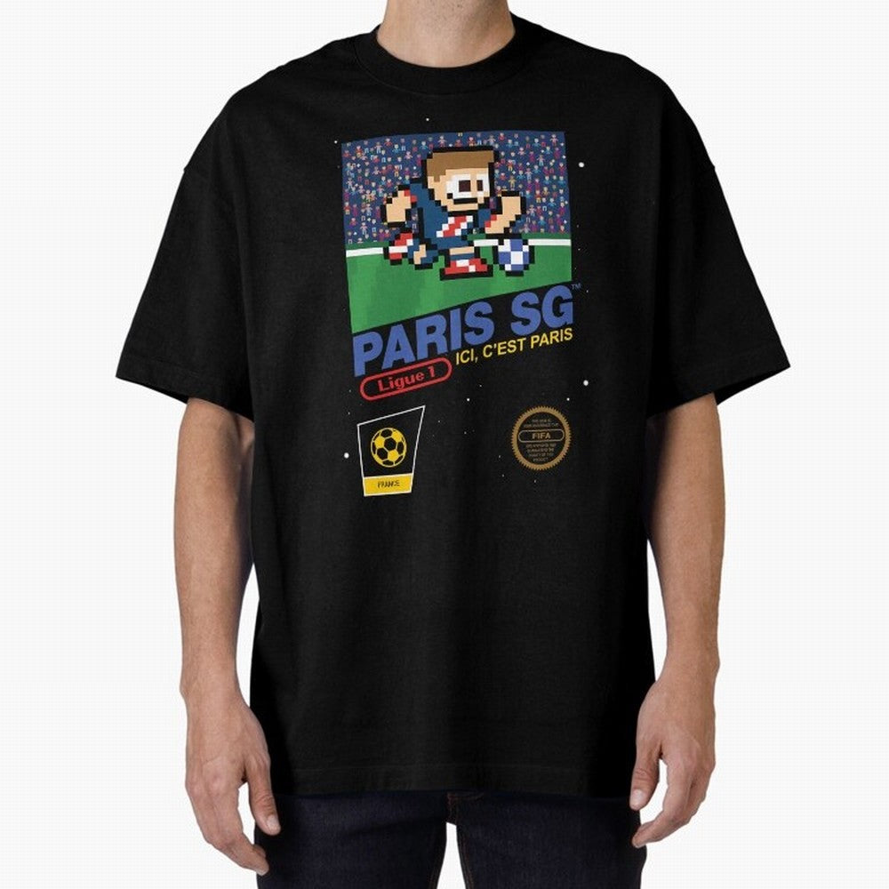 Paris SG v2 8bit Football Essential T-Shirt Unlock FIFA World Cup 2026 Group Stage Spirit, Driven by France and Portugal, Messi, Neymar and Mbappe, Stadium Chants, National Pride, Trophy Dreams and Unforgettable Football Memories; Perfect for