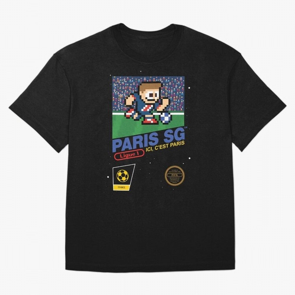 Paris SG v2 8bit Football Essential T-Shirt Unlock FIFA World Cup 2026 Group Stage Spirit, Driven by France and Portugal, Messi, Neymar and Mbappe, Stadium Chants, National Pride, Trophy Dreams and Unforgettable Football Memories; Perfect for