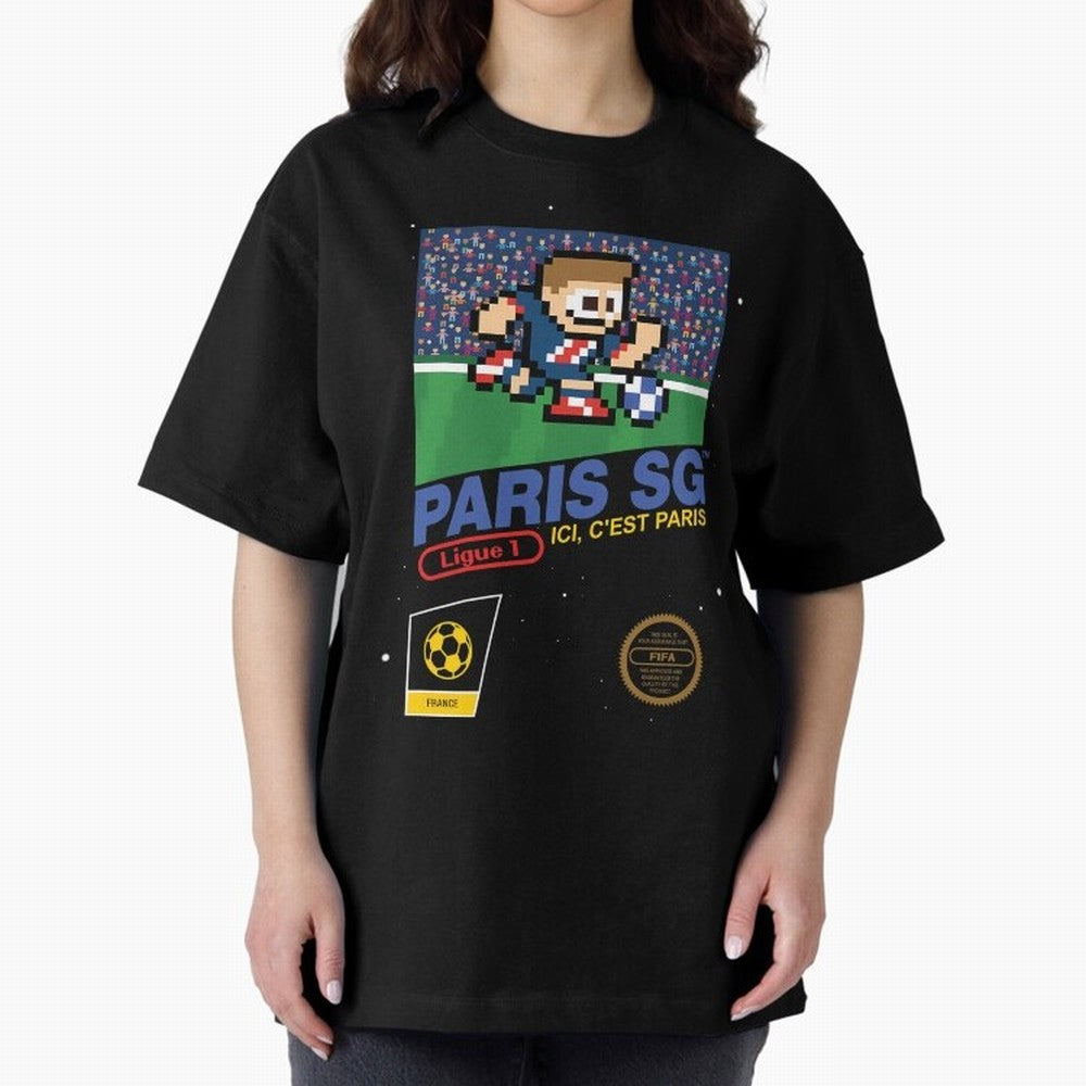 Paris SG v2 8bit Football Essential T-Shirt Unlock FIFA World Cup 2026 Group Stage Spirit, Driven by France and Portugal, Messi, Neymar and Mbappe, Stadium Chants, National Pride, Trophy Dreams and Unforgettable Football Memories; Perfect for