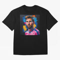 Vibrant Artistic Portrait of Lionel Messi (GOAT) - Digital painting (Version 4) Classic T-Shirt Treasure FIFA World Cup 2026 Group Stage Filled with Mbappe, France and Portugal Energy, Match Day Excitement, Supporter Culture, Golden Goals and
