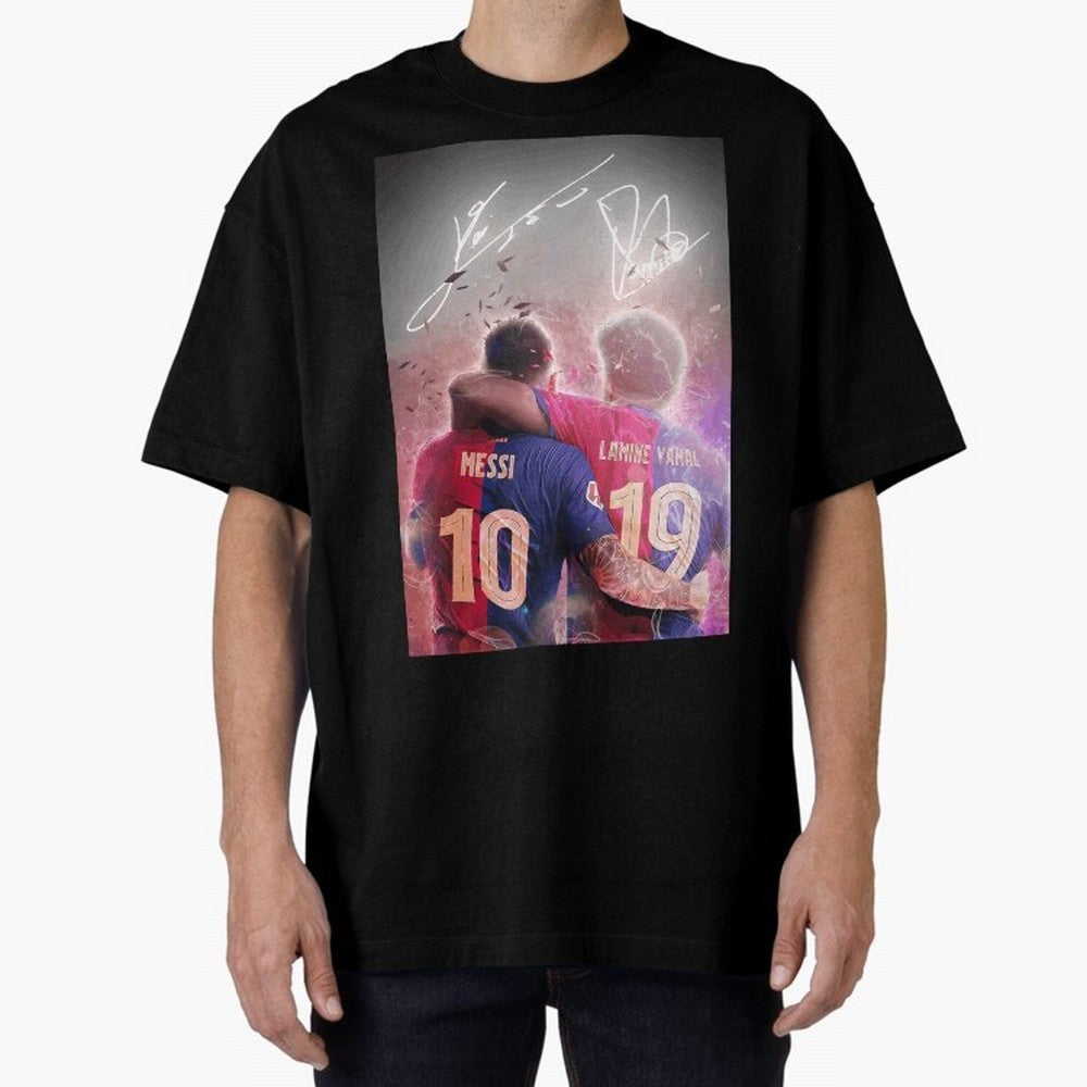 Messi The GOAT Oversized T-Shirt Celebrate Every Goal in FIFA World Cup 2026 Built around Cristiano Ronaldo, England, France and Netherlands Energy, Fan Favorite Moments, National Team Passion, Big Match Drama and Soccer History; Perfect for People