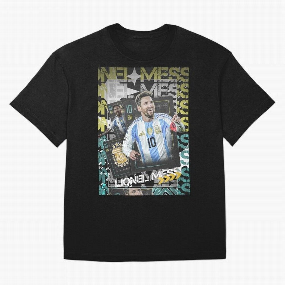 Lionel Messi Argentina Maestro Trading Card Cinematic Poster Classic T-Shirt Live the Energy of the FIFA World Cup 2026 Group Stage Journey through Haaland and Mbappe Highlights, Brazil, Portugal and Argentina Pride, Fan Favorite Moments, National