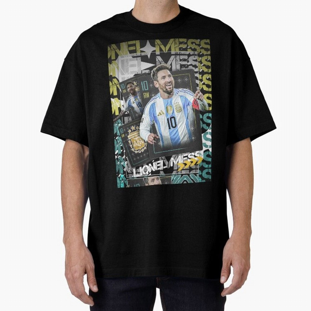 Lionel Messi Argentina Maestro Trading Card Cinematic Poster Classic T-Shirt Live the Energy of the FIFA World Cup 2026 Group Stage Journey through Haaland and Mbappe Highlights, Brazil, Portugal and Argentina Pride, Fan Favorite Moments, National