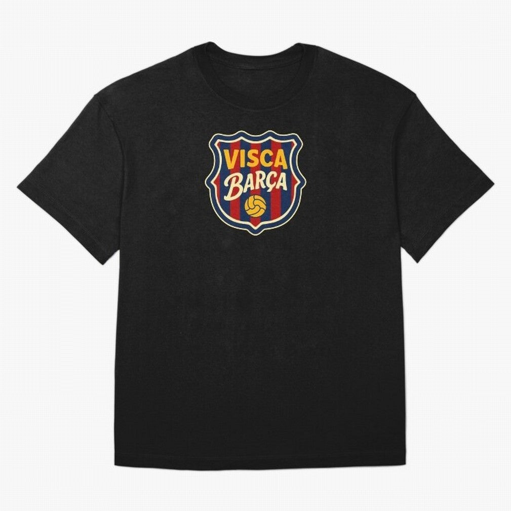 BAR-CE-LON-A Logo FC Merchandise Classic T-Shirt Stand Proud for FIFA World Cup 2026 Made for Messi and Cristiano Ronaldo, Brazil Energy, Goal Celebration Energy, Supporter Heritage, Football Icons and Worldwide Tournament Joy; Made for Die Hard