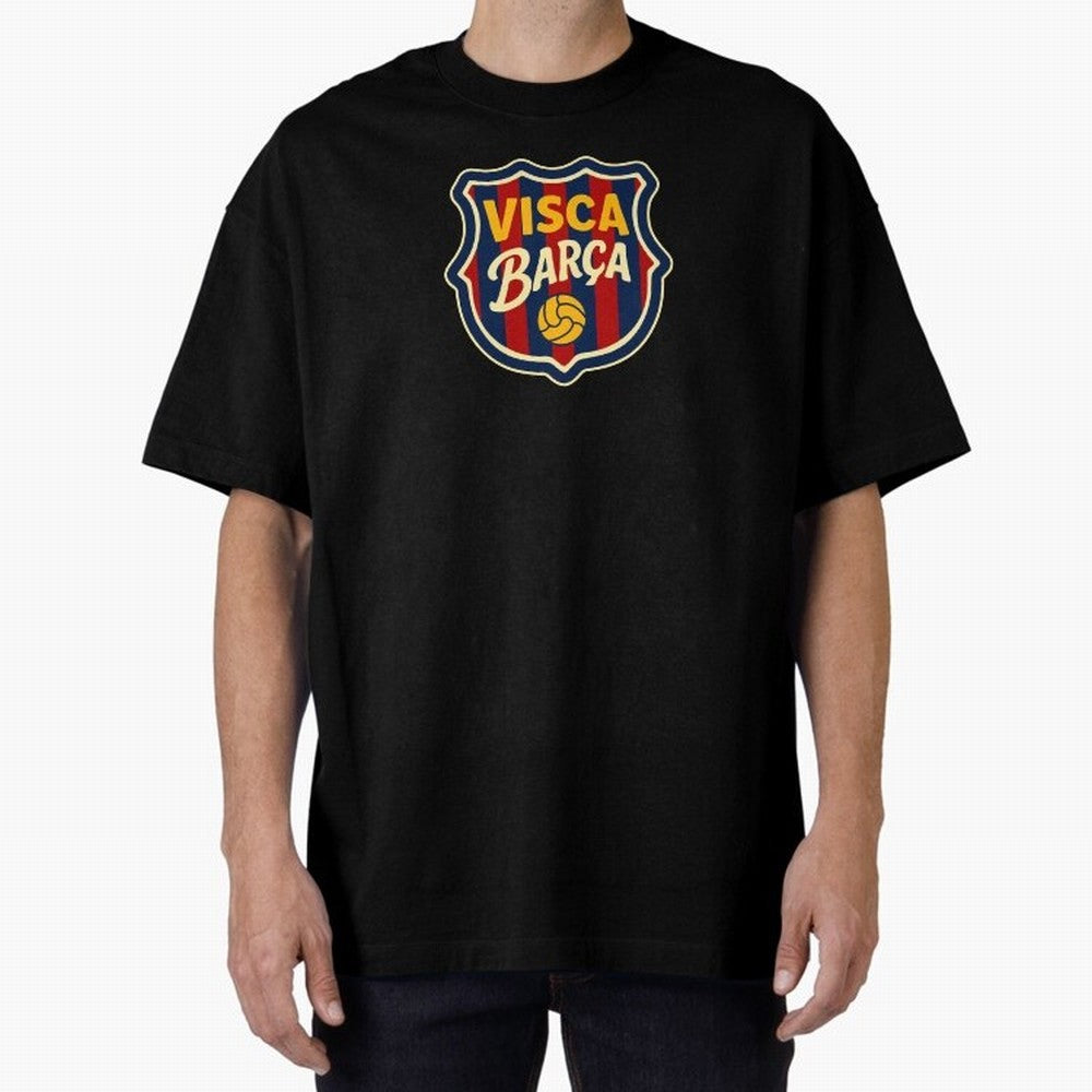 BAR-CE-LON-A Logo FC Merchandise Classic T-Shirt Stand Proud for FIFA World Cup 2026 Made for Messi and Cristiano Ronaldo, Brazil Energy, Goal Celebration Energy, Supporter Heritage, Football Icons and Worldwide Tournament Joy; Made for Die Hard