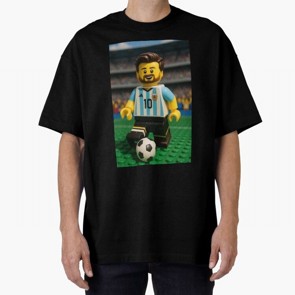Block Leo Oversized T-Shirt Enjoy the FIFA World Cup 2026 USA Canada Mexico Journey through Cristiano Ronaldo Highlights, France and Portugal Pride, Football Passion, Legendary Performances, Festival Vibes and Supporter Community; Made for