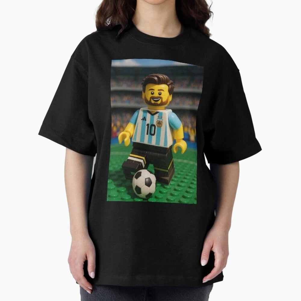 Block Leo Oversized T-Shirt Enjoy the FIFA World Cup 2026 USA Canada Mexico Journey through Cristiano Ronaldo Highlights, France and Portugal Pride, Football Passion, Legendary Performances, Festival Vibes and Supporter Community; Made for