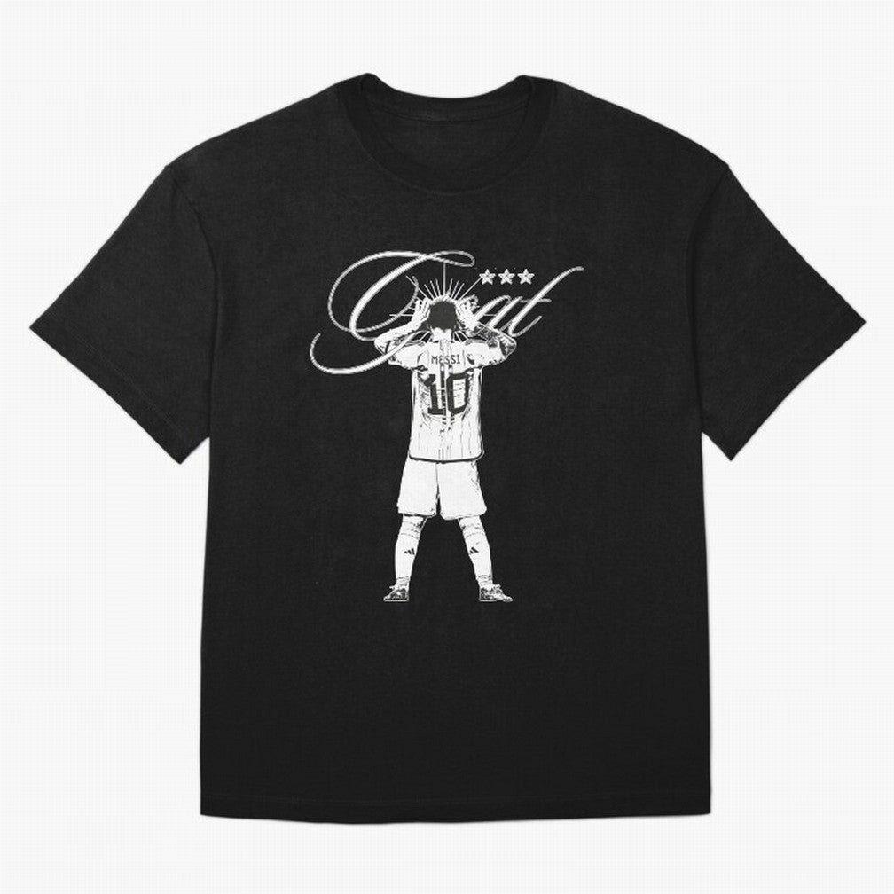 Messi Argentina, GOAT Oversized T-Shirt Carry the Colors and Pride of Global Football Passion for FIFA World Cup 2026, Highlighting Neymar, Haaland and Cristiano Ronaldo, England, Football Passion, Legendary Performances, Festival Vibes and