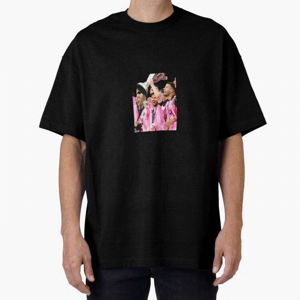 Inter Miami MLS Oversized T-Shirt Celebrate the FIFA World Cup 2026 Journey through Mbappe Highlights, Portugal, Spain and Germany Pride, Football History, Final Match Energy, Crowd Noise and Once in a Lifetime Moments; Perfect for Supporters Who