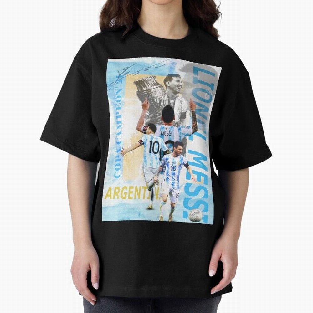 Lionel Messi Argentina Champion Poster Classic T-Shirt Enjoy Global Football Passion for FIFA World Cup 2026, Built around Neymar, Netherlands, Football Festival Excitement, Trophy Ambitions, Country Rivalries and Star Player Buzz; Perfect for