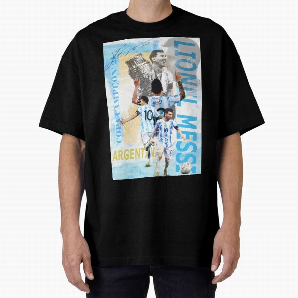 Lionel Messi Argentina Champion Poster Classic T-Shirt Enjoy Global Football Passion for FIFA World Cup 2026, Built around Neymar, Netherlands, Football Festival Excitement, Trophy Ambitions, Country Rivalries and Star Player Buzz; Perfect for