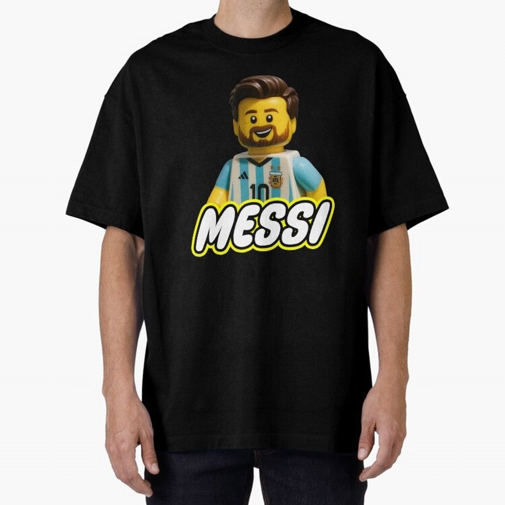 Block Leo Oversized T-Shirt Celebrate FIFA World Cup 2026 for Fans of Messi and England and Germany, Bringing Football Festival Excitement, Trophy Ambitions, Country Rivalries and Star Player Buzz; Perfect for Supporters Who Want Bold Football