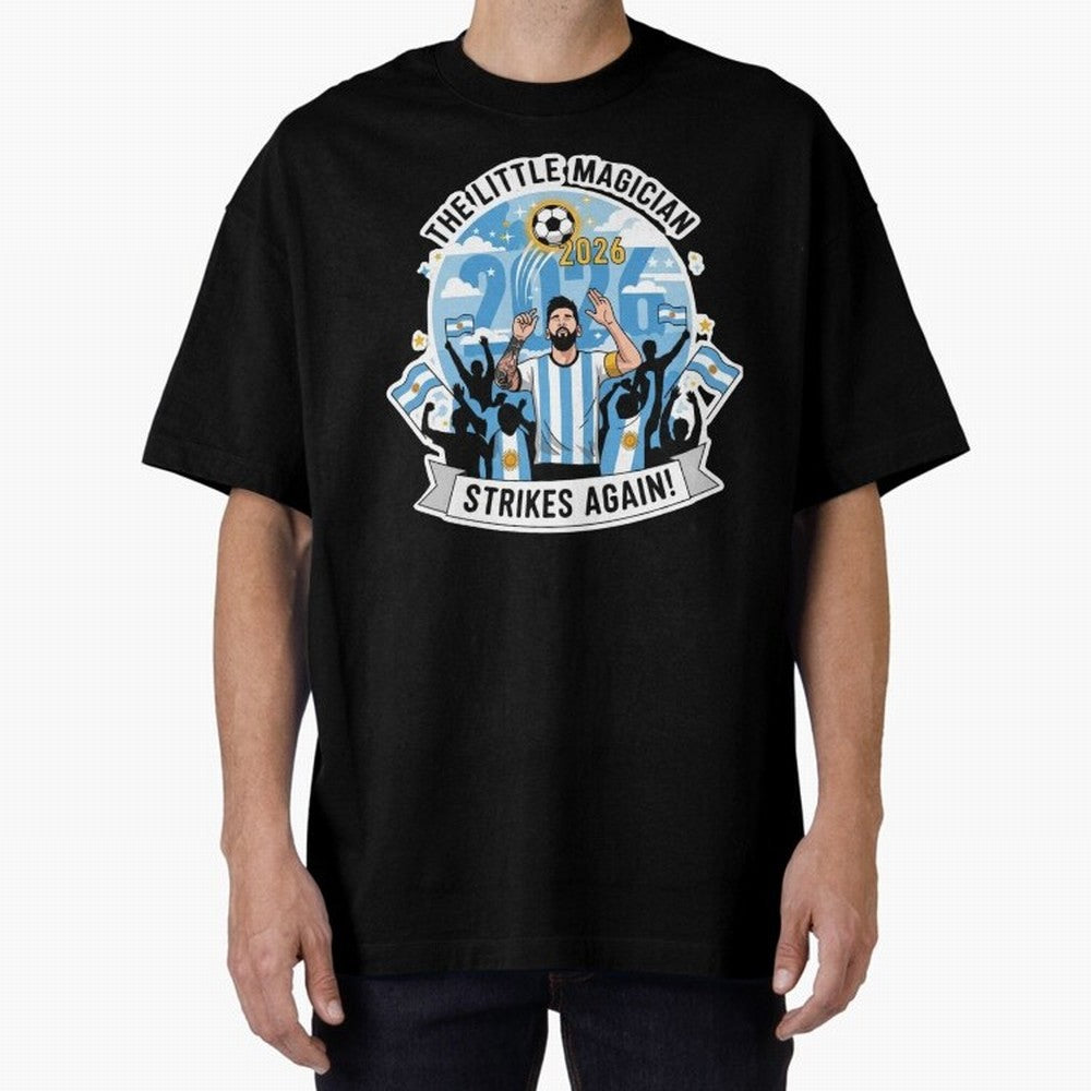 Messi - the little magician strikes again Classic T-Shirt Celebrate Fan Culture around FIFA World Cup 2026 for Fans of Mbappe and Neymar and France and Portugal, Bringing Worldwide Fan Energy, Dramatic Goals, Stadium Lights and Championship