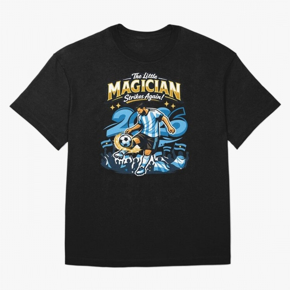 Messi strikes again Classic T-Shirt Honor Football Greatness during Global Football Passion for FIFA World Cup 2026 Group Stage, Capturing Mbappe, France and Portugal, Global Supporter Spirit, Legendary Goals, National Colors and Tournament