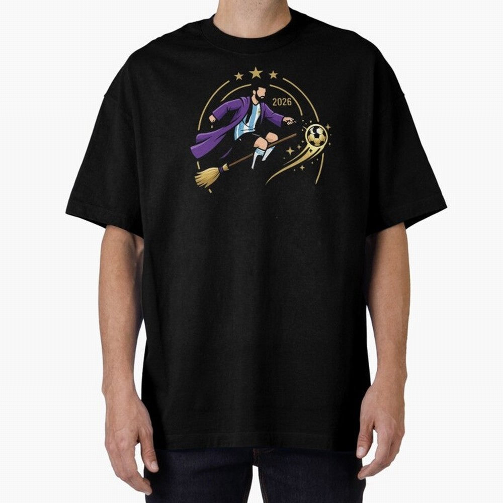 Messi X Harry Potter Classic T-Shirt Cheer through Every Moment of the FIFA World Cup 2026 USA Canada Mexico Journey through Neymar Highlights, Portugal, Spain and Germany Pride, Retro Football Energy, Iconic Rivalries, Trophy Chase Drama and