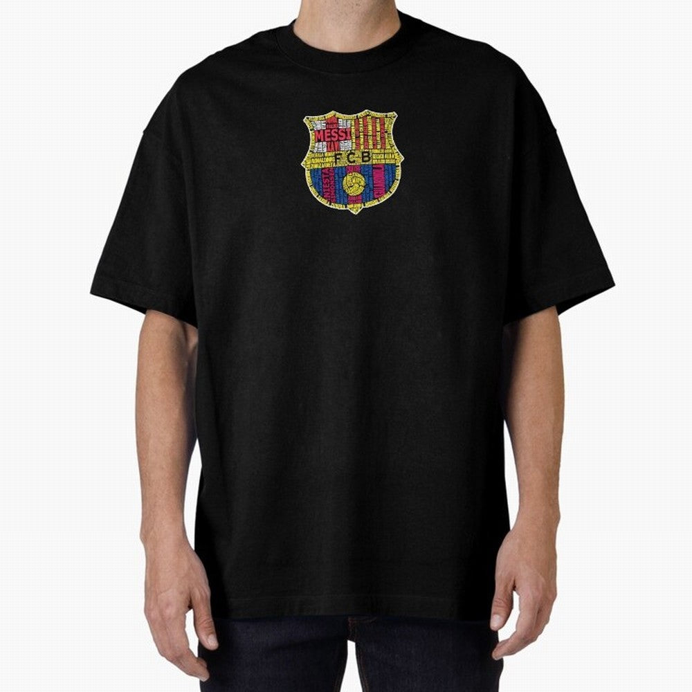 BAR-CE-LON-A Logo FC Merchandise Classic T-Shirt Back the Journey through FIFA World Cup 2026 Spirit, Highlighting Brazil, Portugal and Argentina, Neymar, Stadium Chants, National Pride, Trophy Dreams and Unforgettable Football Memories; Great for