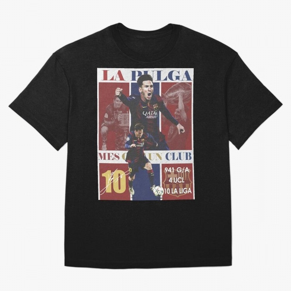 Lionel Messi 2015 Barcelona Poster- Iconic La Liga Hero Art Print Classic T-Shirt Celebrate Global Passion for FIFA World Cup 2026 USA Canada Mexico for Fans of CR7 and Messi and Spain and Netherlands, Bringing Football History, Final Match Energy,