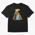 Messi King of Football World Champion ¨C Argentina 3 Stars Trophy Celebration Classic T-Shirt Join Match Day Hype around FIFA World Cup 2026 USA Canada Mexico, Cristiano Ronaldo, Haaland and CR7, England, Championship Spirit, Famous Goals, Roaring