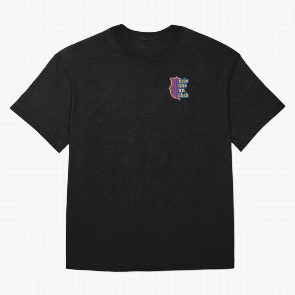 Barca Mes Que Un Club Badge Classic T-Shirt Celebrate Rivalries and Pride in FIFA World Cup 2026 Group Stage Spirit, Centered on England, France and Netherlands, Messi, Soccer Culture, Superstar Moments, National Team Dreams and Competitive Fire;