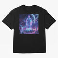 Lionel Messi (GOAT) Hologram in Futuristic Cyberpunk City (Version 3) Classic T-Shirt Celebrate Rivalries and Pride in FIFA World Cup 2026 USA Canada Mexico Spirit, Featuring Brazil, CR7, Fan Favorite Moments, National Team Passion, Big Match Drama