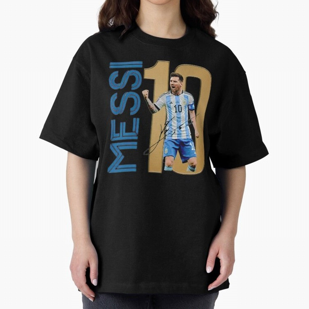 Lionel Messi Leo Messi Argentina Football Goat Essential T-Shirt Celebrate Soccer Greatness during Global Football Passion for FIFA World Cup 2026 USA Canada Mexico, Inspired by Cristiano Ronaldo, Haaland and CR7, England and Germany, Worldwide Fan