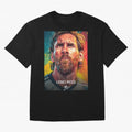 Lionel Messi Football Soccer Player Colorful Modern Portrait Classic T-Shirt Join the Global Buzz around Global Football Passion for FIFA World Cup 2026 Group Stage, Highlighting Messi, CR7 and Mbappe, Portugal, Spain and Germany, Stadium Chants,
