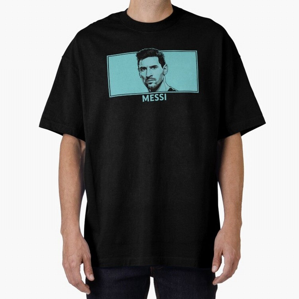 Messi Portrait - The Legend of Football Classic T-Shirt Join the Global Buzz around Global Football Passion for FIFA World Cup 2026, Featuring Haaland and Mbappe, Argentina, France and Brazil, Sports Nostalgia, International Competition, Famous