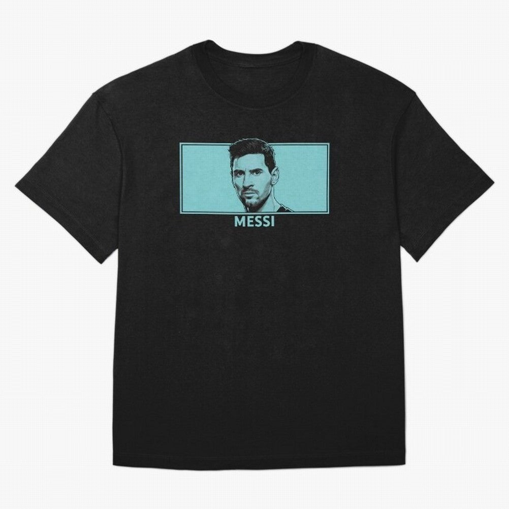 Messi Portrait - The Legend of Football Classic T-Shirt Join the Global Buzz around Global Football Passion for FIFA World Cup 2026, Featuring Haaland and Mbappe, Argentina, France and Brazil, Sports Nostalgia, International Competition, Famous