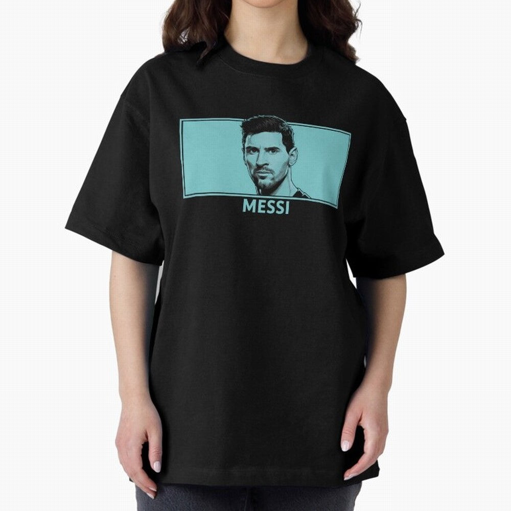 Messi Portrait - The Legend of Football Classic T-Shirt Join the Global Buzz around Global Football Passion for FIFA World Cup 2026, Featuring Haaland and Mbappe, Argentina, France and Brazil, Sports Nostalgia, International Competition, Famous