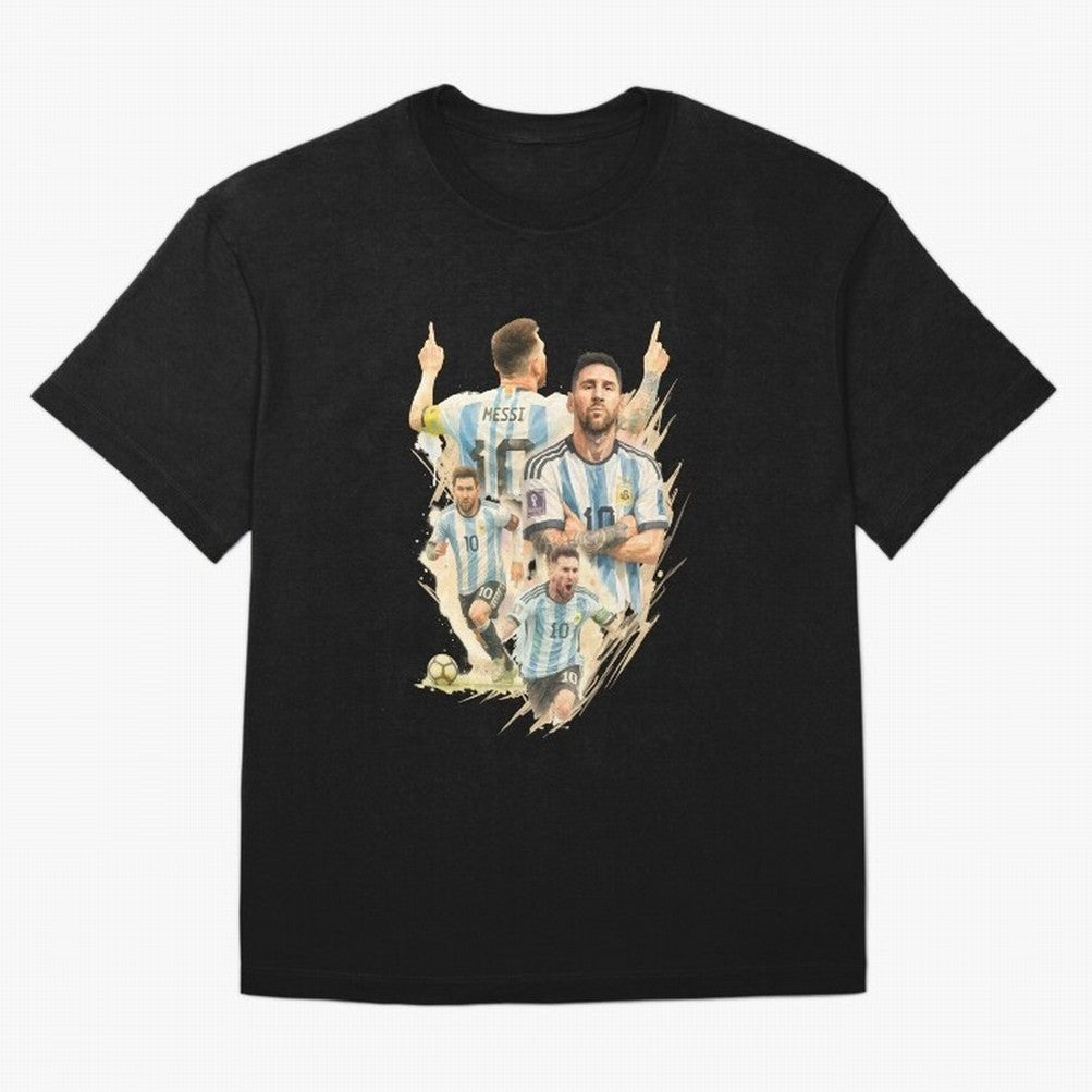 Lionel Messi watercolor illustration art Classic T-Shirt Relive FIFA World Cup 2026 Group Stage Made for Messi, Neymar and Mbappe, Spain Energy, Stadium Memories, Football Loyalty, International Chants and Championship Tradition; Built for