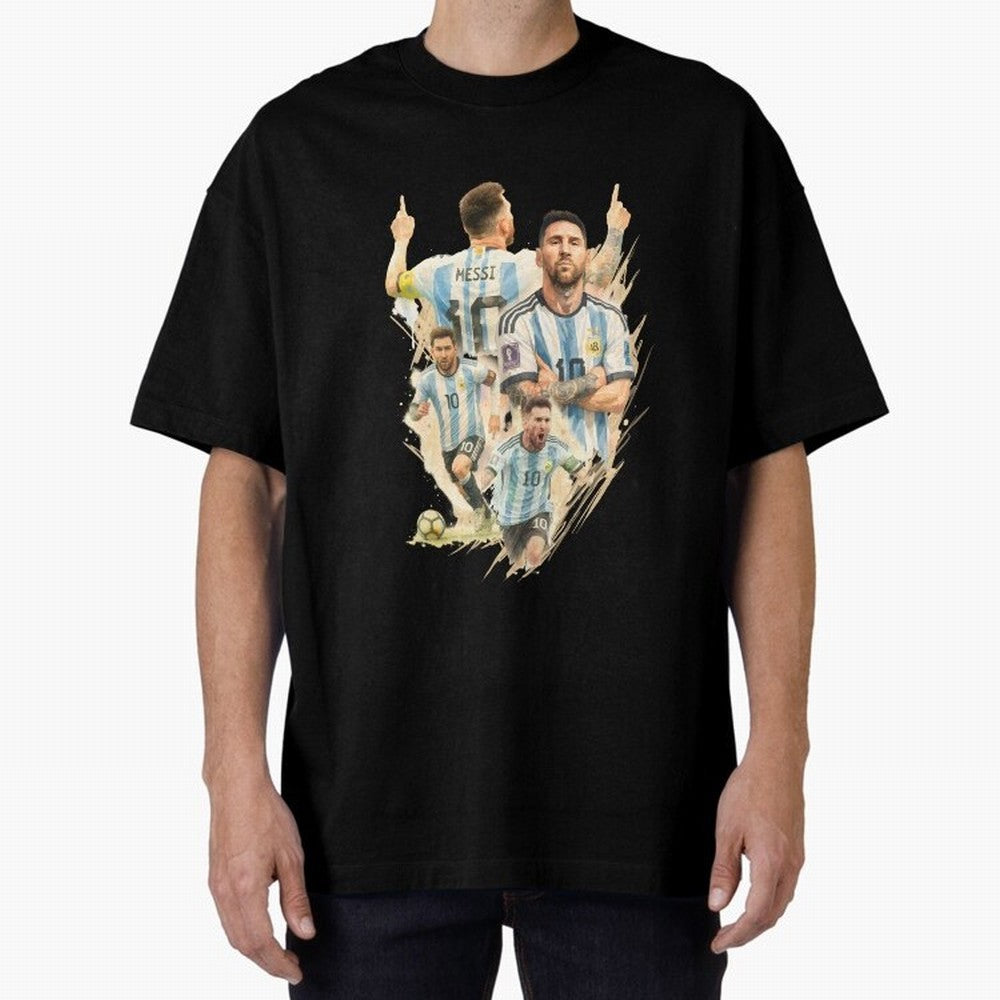 Lionel Messi watercolor illustration art Classic T-Shirt Relive FIFA World Cup 2026 Group Stage Made for Messi, Neymar and Mbappe, Spain Energy, Stadium Memories, Football Loyalty, International Chants and Championship Tradition; Built for