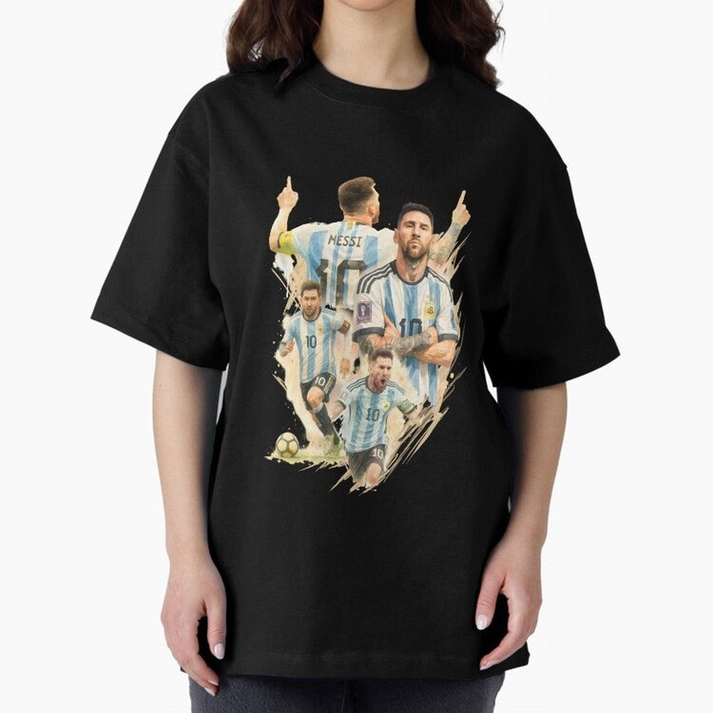 Lionel Messi watercolor illustration art Classic T-Shirt Relive FIFA World Cup 2026 Group Stage Made for Messi, Neymar and Mbappe, Spain Energy, Stadium Memories, Football Loyalty, International Chants and Championship Tradition; Built for