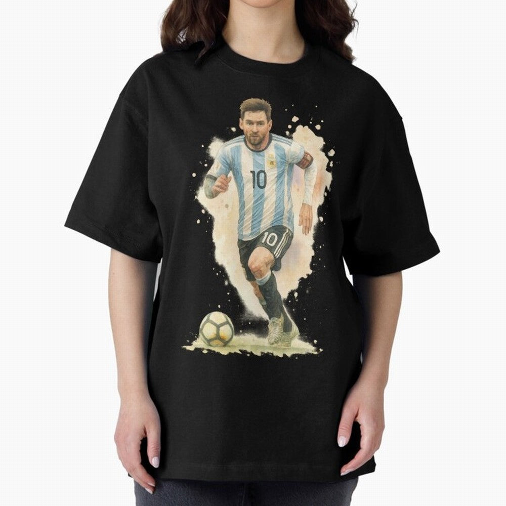 skills Lionel Messi watercolor illustration Classic T-Shirt Celebrate Golden Goal Energy in Global Football Passion for FIFA World Cup 2026 Group Stage, Made for Messi, England, Stadium Chants, National Pride, Trophy Dreams and Unforgettable