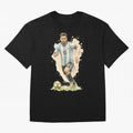skills Lionel Messi watercolor illustration Classic T-Shirt Celebrate Golden Goal Energy in Global Football Passion for FIFA World Cup 2026 Group Stage, Made for Messi, England, Stadium Chants, National Pride, Trophy Dreams and Unforgettable