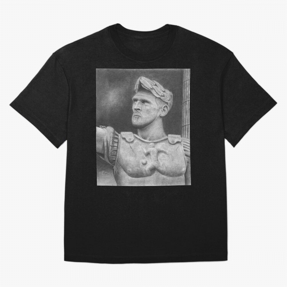 Messi Statue Classic T-Shirt Celebrate National Team Dreams in FIFA World Cup 2026 Group Stage with Messi, Brazil, Portugal and Argentina Energy, Goal Celebration Energy, Supporter Heritage, Football Icons and Worldwide Tournament Joy; Perfect for