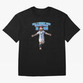 Lionel Messi Christmas Santa Claus Football Gift Oversized T-Shirt Celebrate National Team Dreams in Match Day Hype around FIFA World Cup 2026, Messi and Cristiano Ronaldo, Argentina and Brazil, Game Day Rituals, Football Legends, Country Pride and