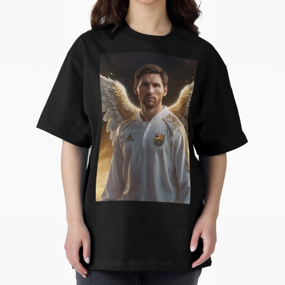 Lionel Messi An Ange Oversized T-Shirt Show Fan Pride Across FIFA World Cup 2026 USA Canada Mexico Driven by Neymar, Portugal, Spain and Germany Energy, Stadium Chants, National Pride, Trophy Dreams and Unforgettable Football Memories; Perfect for