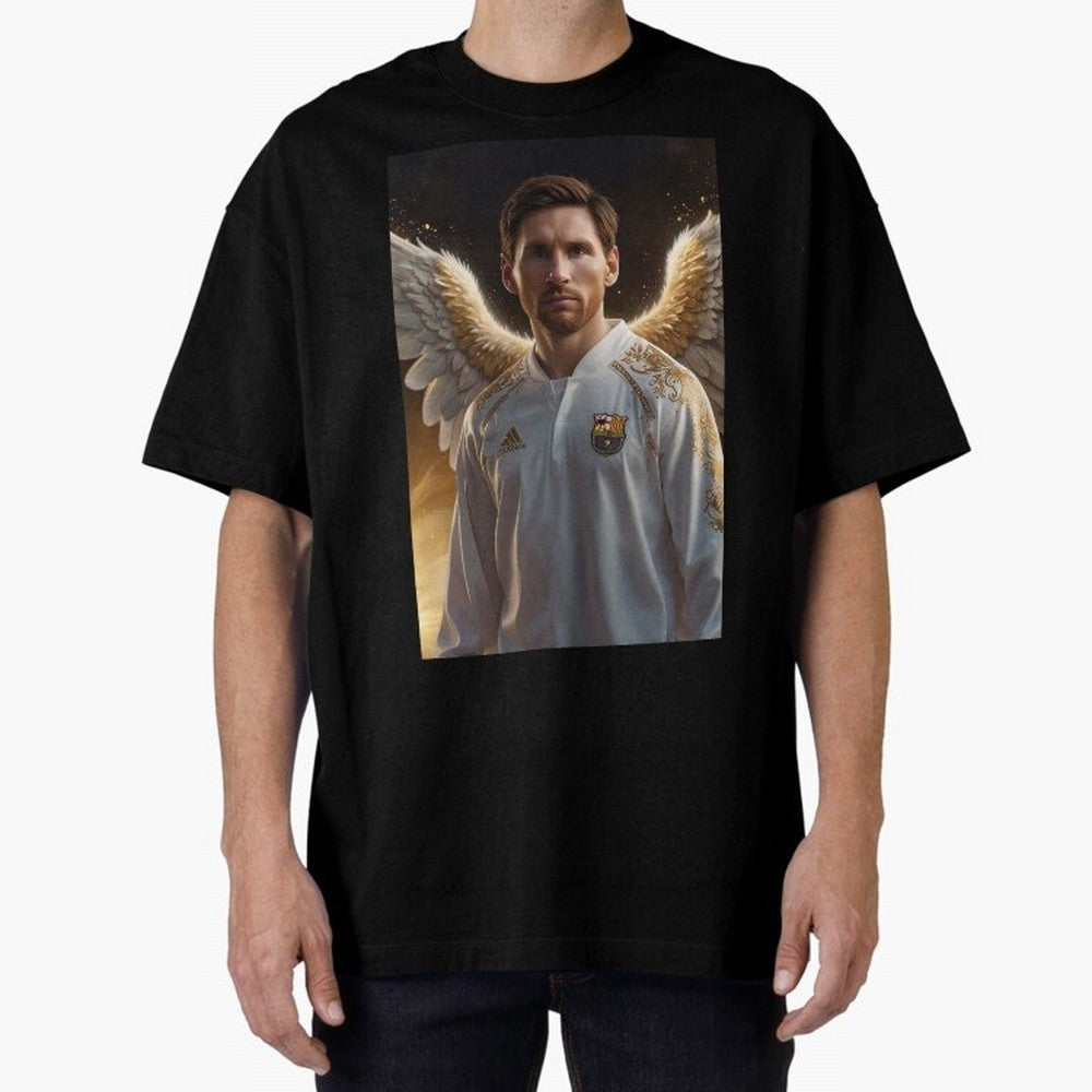Lionel Messi An Ange Oversized T-Shirt Show Fan Pride Across FIFA World Cup 2026 USA Canada Mexico Driven by Neymar, Portugal, Spain and Germany Energy, Stadium Chants, National Pride, Trophy Dreams and Unforgettable Football Memories; Perfect for