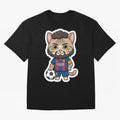 Fcb - Fc Barcelona | Cute Cat Messi with Jersey Barcelona Classic T-Shirt Make Memories around FIFA World Cup 2026 Group Stage for Fans of Haaland and Spain, Bringing Supporter Pride, Iconic Celebrations, Legendary Names and Global Match Day