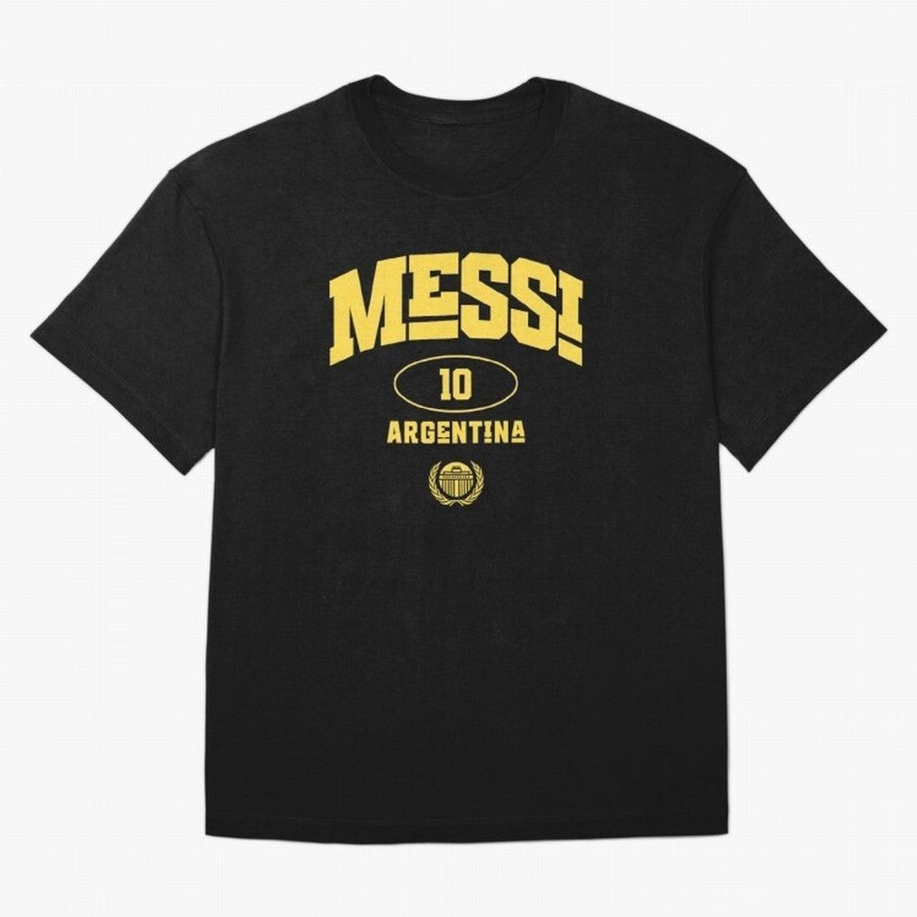 Messi 10: Yellow Text Soccer Legend T-shirt Active T-Shirt Stand with FIFA World Cup 2026 Spirit, Driven by Germany, Messi, Retro Football Energy, Iconic Rivalries, Trophy Chase Drama and Stadium Atmosphere; Ideal for Fans Who Follow Messi,