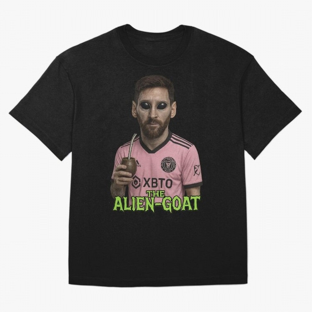 Messi Alien-GOAT: Extraterrestrial Fusion and Messi The Goat Inter Miami Jersey Classic T-Shirt Celebrate Match Day Hype around FIFA World Cup 2026, Haaland, France and Portugal, Stadium Memories, Football Loyalty, International Chants and