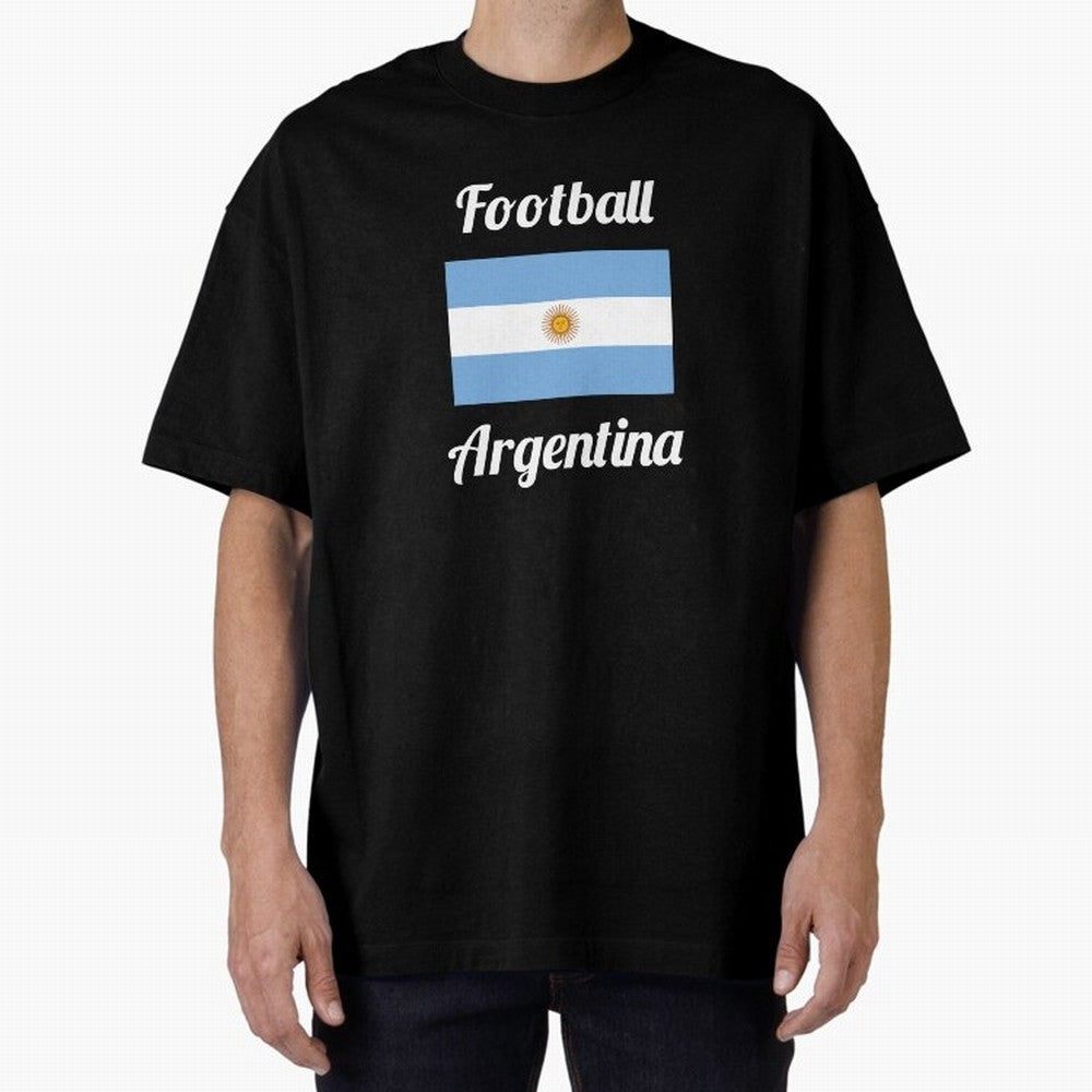 Argentina Football Flag ¨C Albiceleste Soccer Supporter Active T-Shirt Turn Up for Match Day Hype around FIFA World Cup 2026 USA Canada Mexico, Cristiano Ronaldo, Portugal, Spain and Germany, Retro Football Energy, Iconic Rivalries, Trophy Chase