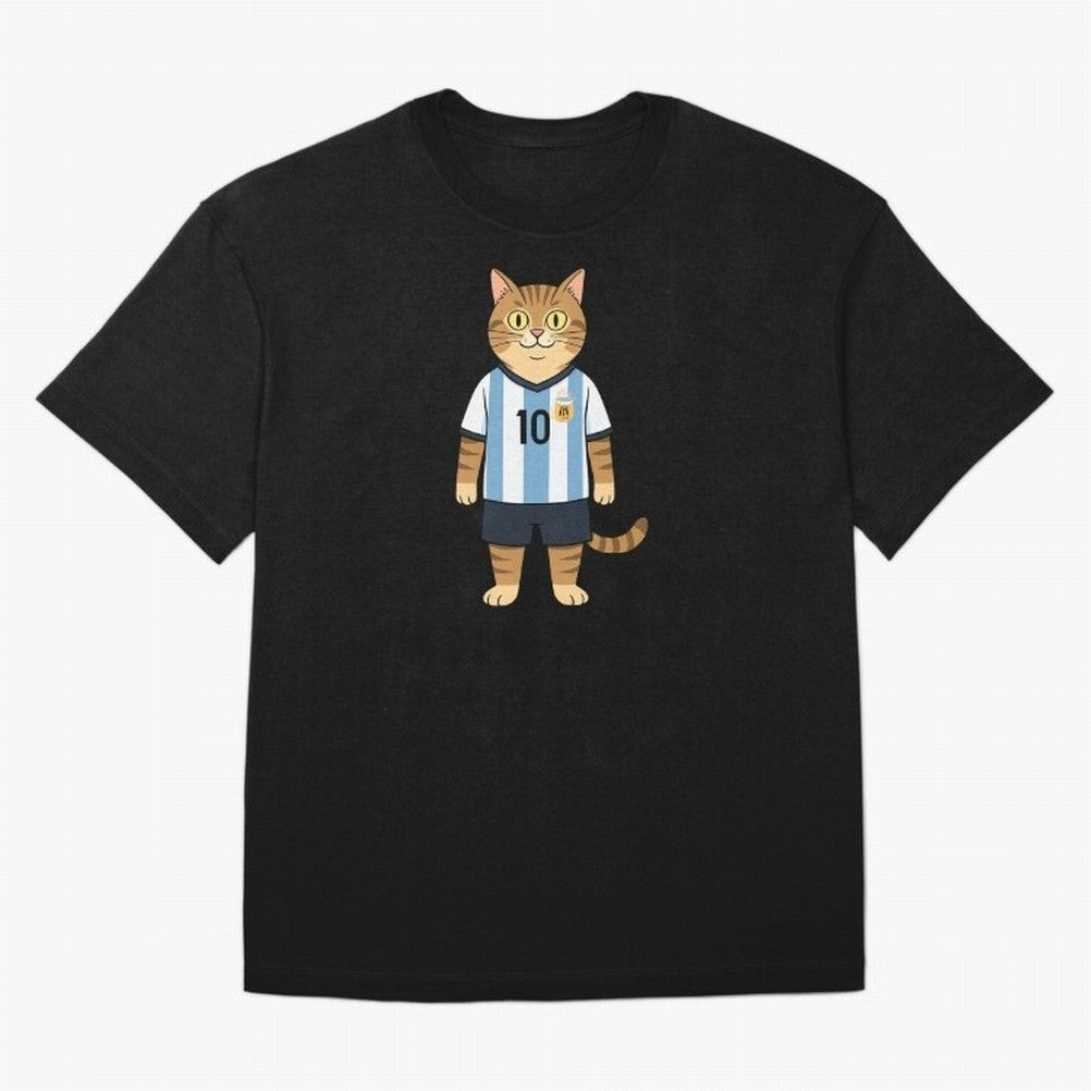 Lionel the Soccer Cat Oversized T-Shirt Support FIFA World Cup 2026 for Fans of Cristiano Ronaldo, Haaland and CR7 and Portugal, Bringing Football Passion, Legendary Performances, Festival Vibes and Supporter Community; Perfect for People Who Love
