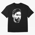 Design Big Face Lionel Messi Classic T-Shirt Bring a Champion Mindset to Global Football Passion for FIFA World Cup 2026, Featuring Messi, Neymar and Mbappe, Spain, Worldwide Fan Energy, Dramatic Goals, Stadium Lights and Championship Celebrations;