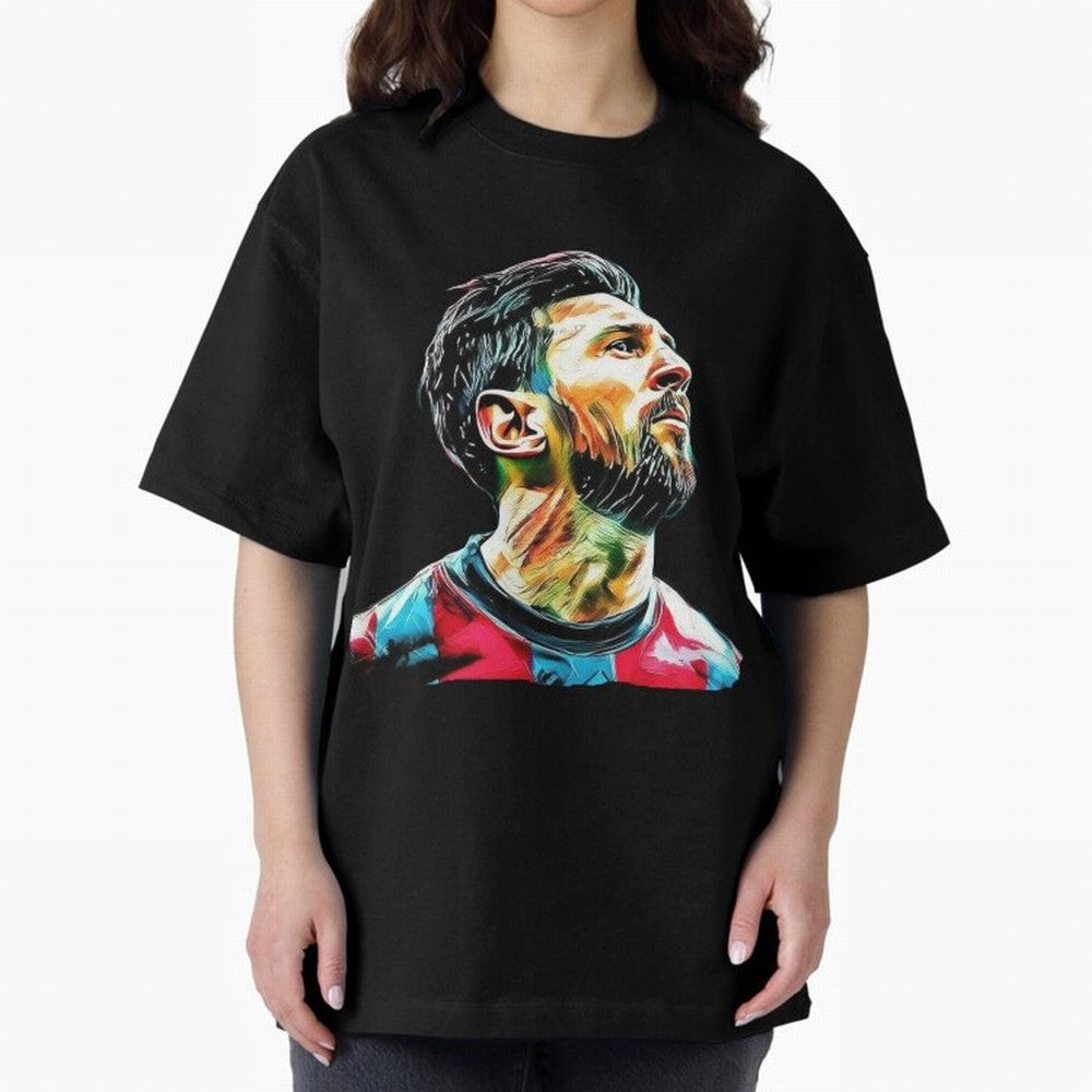 Messi Oversized T-Shirt Show Championship Spirit for FIFA World Cup 2026 Group Stage Inspired by Cristiano Ronaldo, England and Germany Energy, Worldwide Fan Energy, Dramatic Goals, Stadium Lights and Championship Celebrations; Created for Match