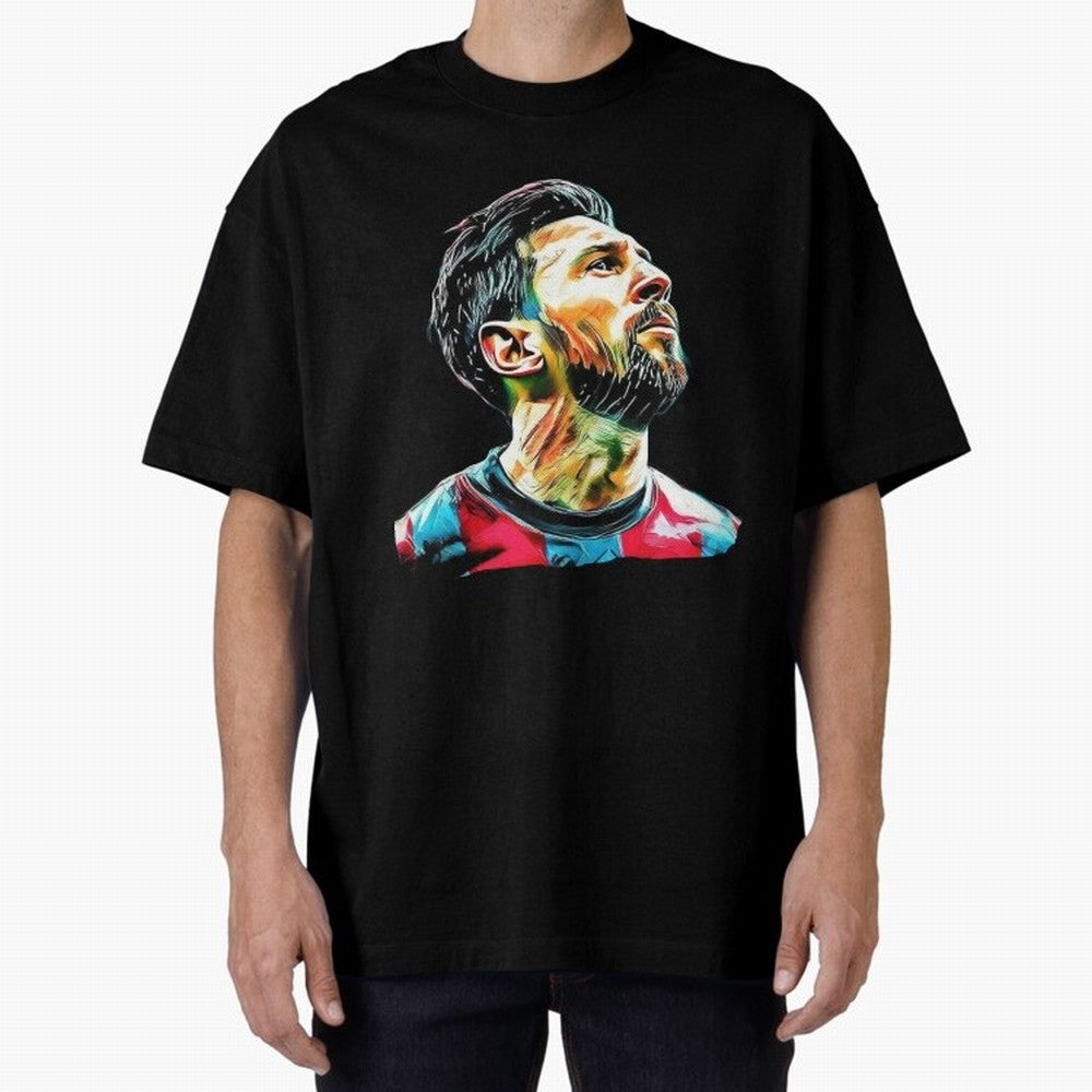 Messi Oversized T-Shirt Show Championship Spirit for FIFA World Cup 2026 Group Stage Inspired by Cristiano Ronaldo, England and Germany Energy, Worldwide Fan Energy, Dramatic Goals, Stadium Lights and Championship Celebrations; Created for Match