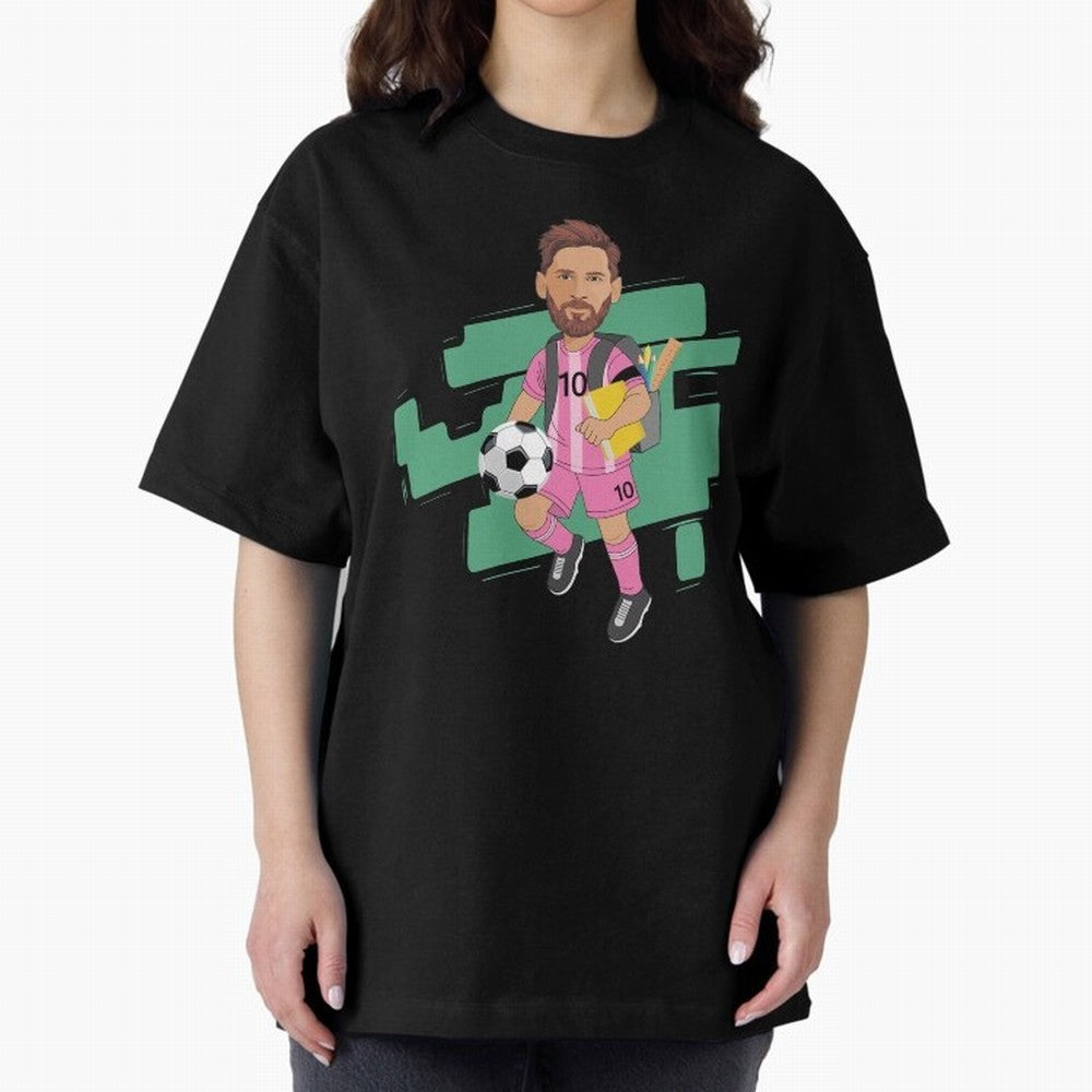 BACK TO SCHOOL - CARICATURE - LIONEL - MESSI - LEO Classic T-Shirt Fuel the Hype around FIFA World Cup 2026 Spirit, Connected to Brazil, CR7 and Messi, Championship Spirit, Famous Goals, Roaring Crowds and International Football Unity; Perfect for